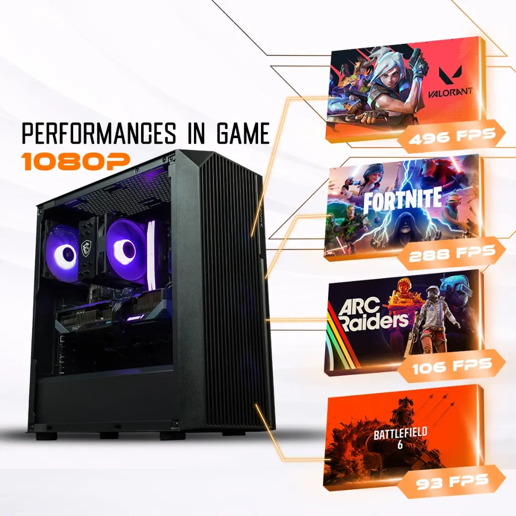 PC ANTI-CRISE MAX AMD Radeon™ RX 9070 XT