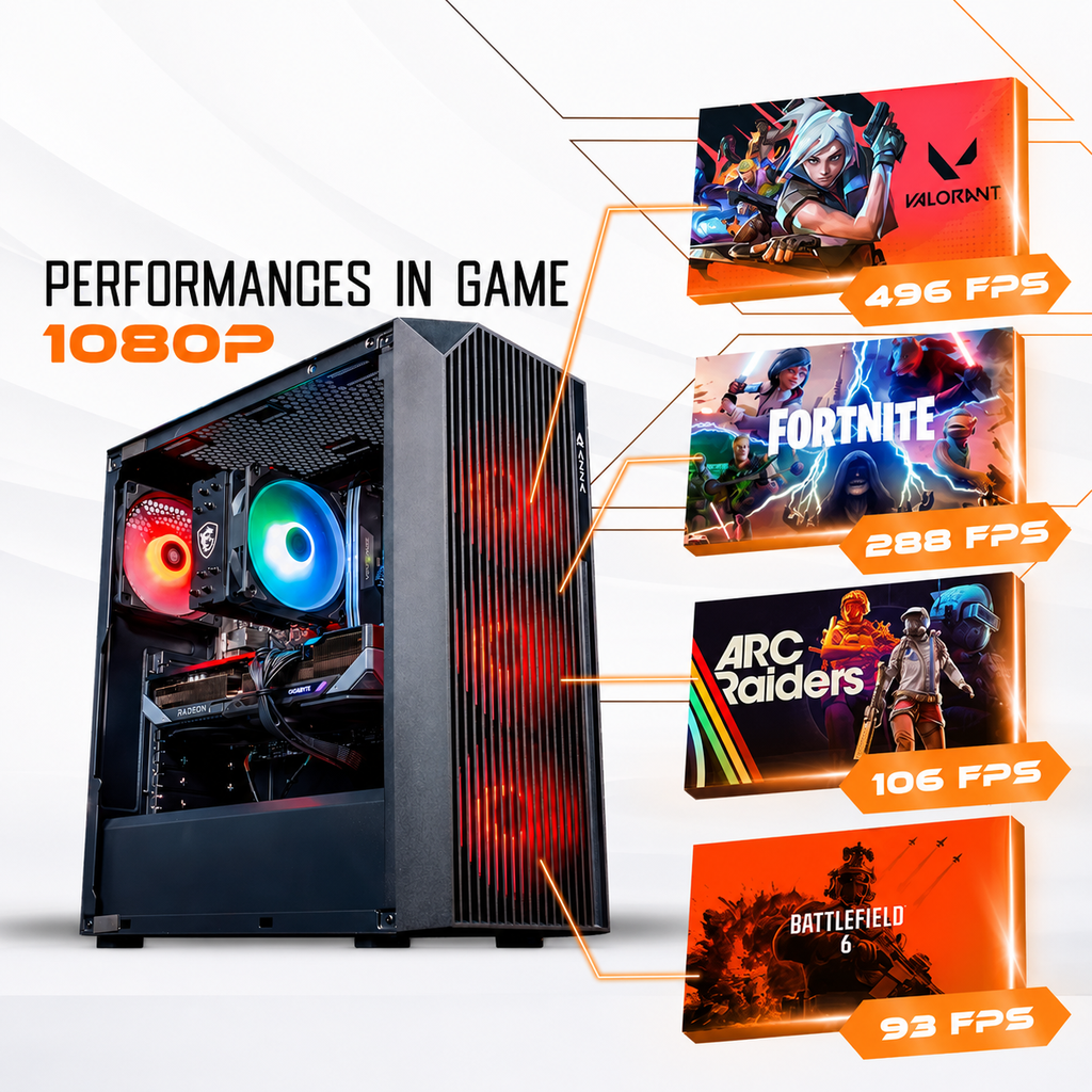 PC ANTI-CRISE MAX AMD Radeon™ RX 9070 XT