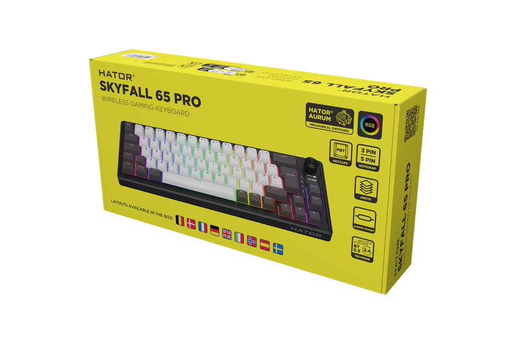 HATOR Skyfall 65 PRO wireless (HTK4160EU) grey-black