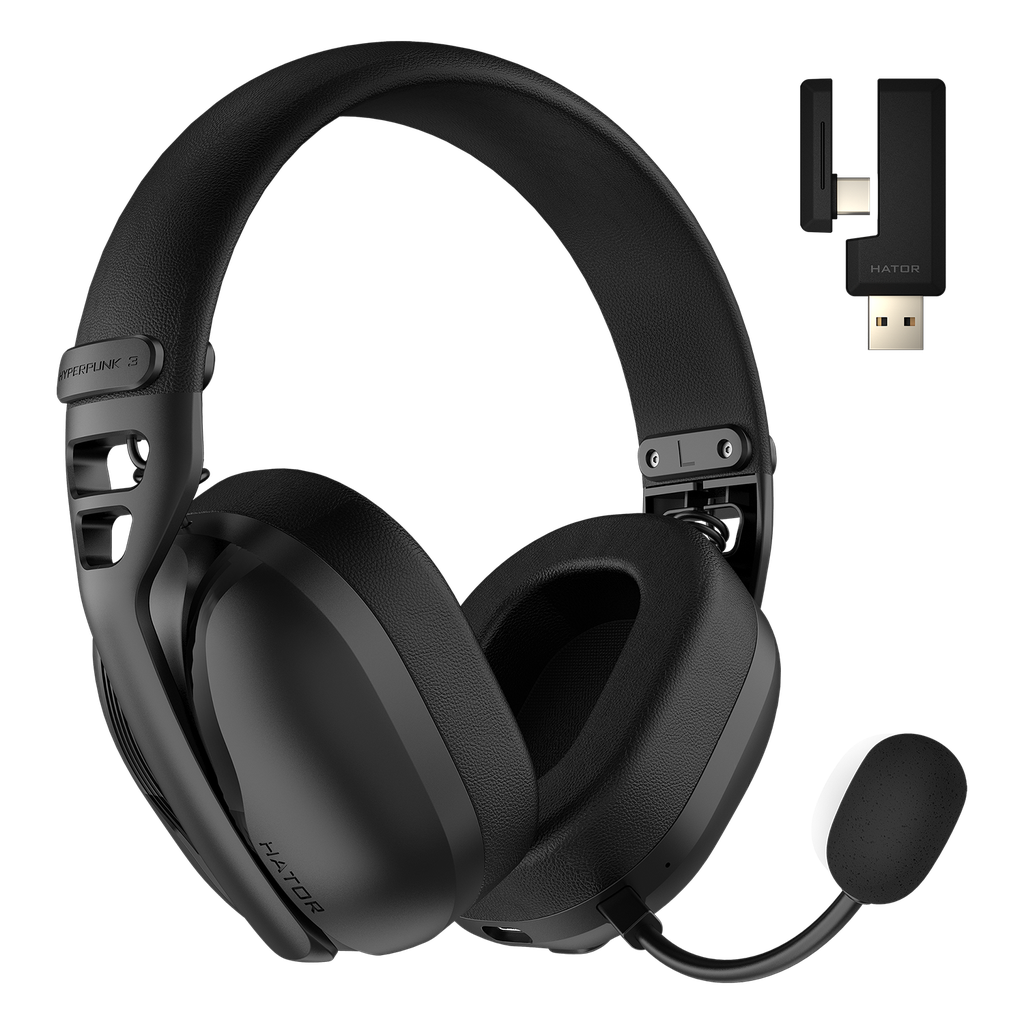 HATOR Hyperpunk 3 Wireless — Casque sans fil · Noir