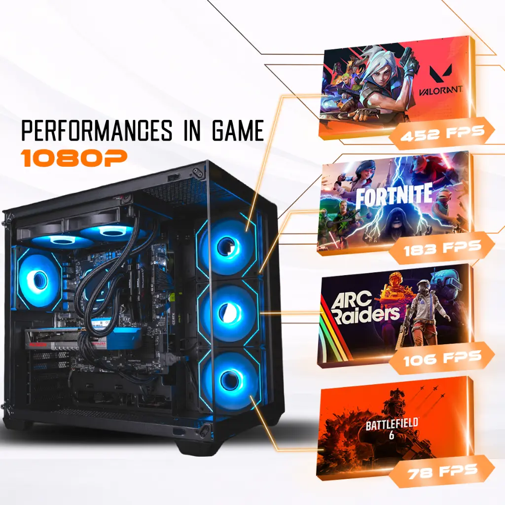 PC Spike GeForce RTX™ 5060 Ti 8GB