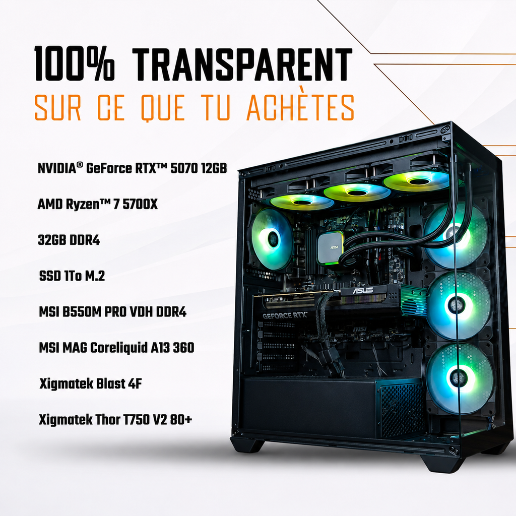 PC RAMPAGE GEFORCE RTX™ 5070