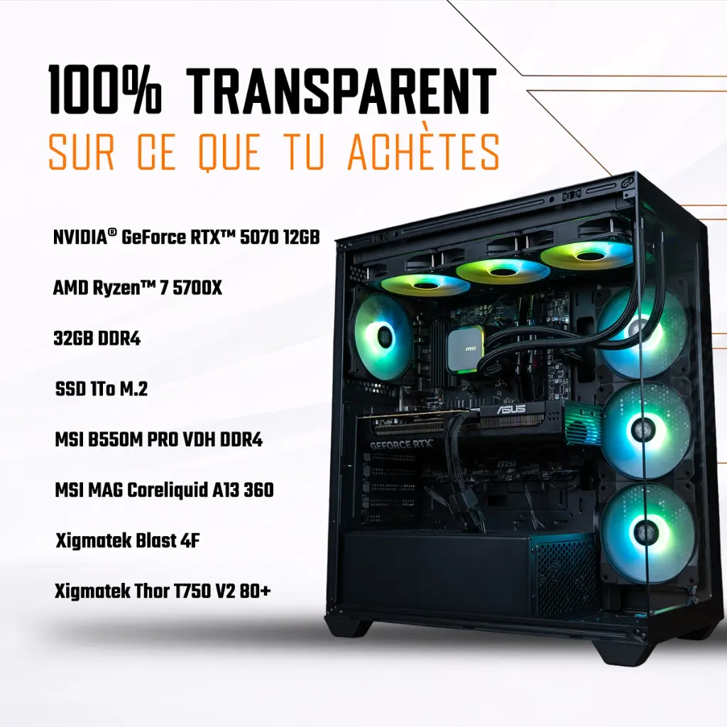 PC RAMPAGE GEFORCE RTX™ 5070