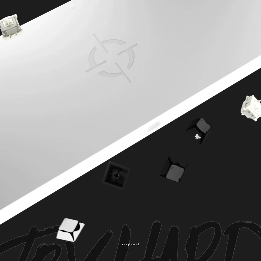 Clavier Magnétique 65% - Celshading Noir