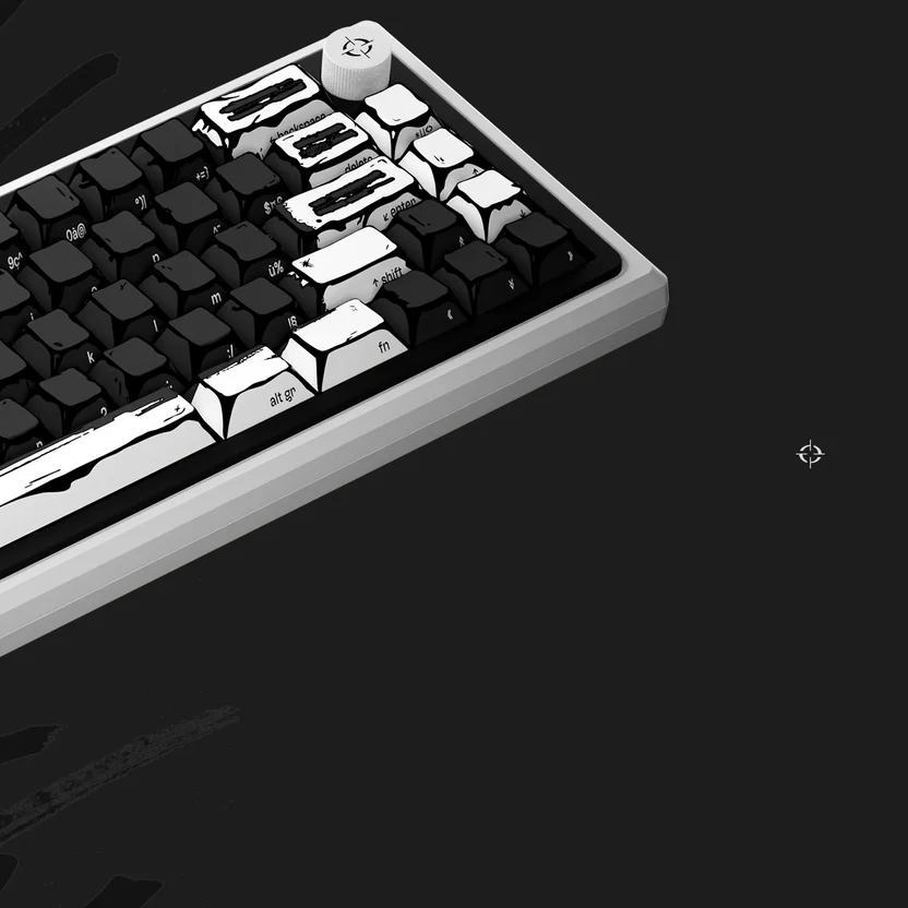 Clavier Magnétique 65% - Celshading Noir