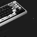 Clavier Magnétique 65% - Celshading Noir