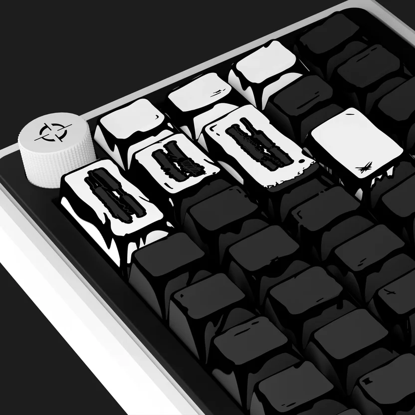 Clavier Magnétique 65% - Celshading Noir
