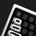 Clavier Magnétique 65% - Celshading Noir