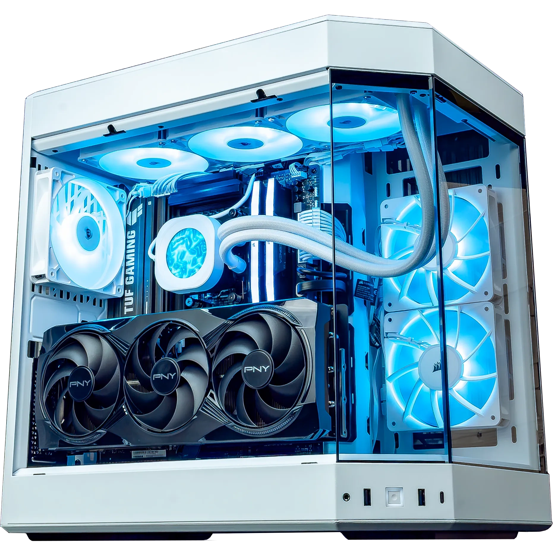 PC Orion GEFORCE RTX™ 5080 (AMD Ryzen™ 7 7800X3D, Hyte Y60 White, SAMSUNG 990 Pro - 2To)