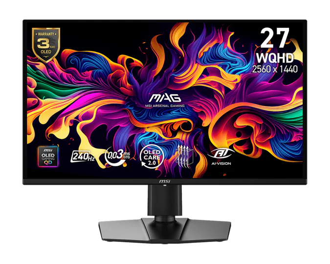 MSI MAG 274QP 27" / 240Hz / WQHD / QD-OLED / Flat - PC Monitor