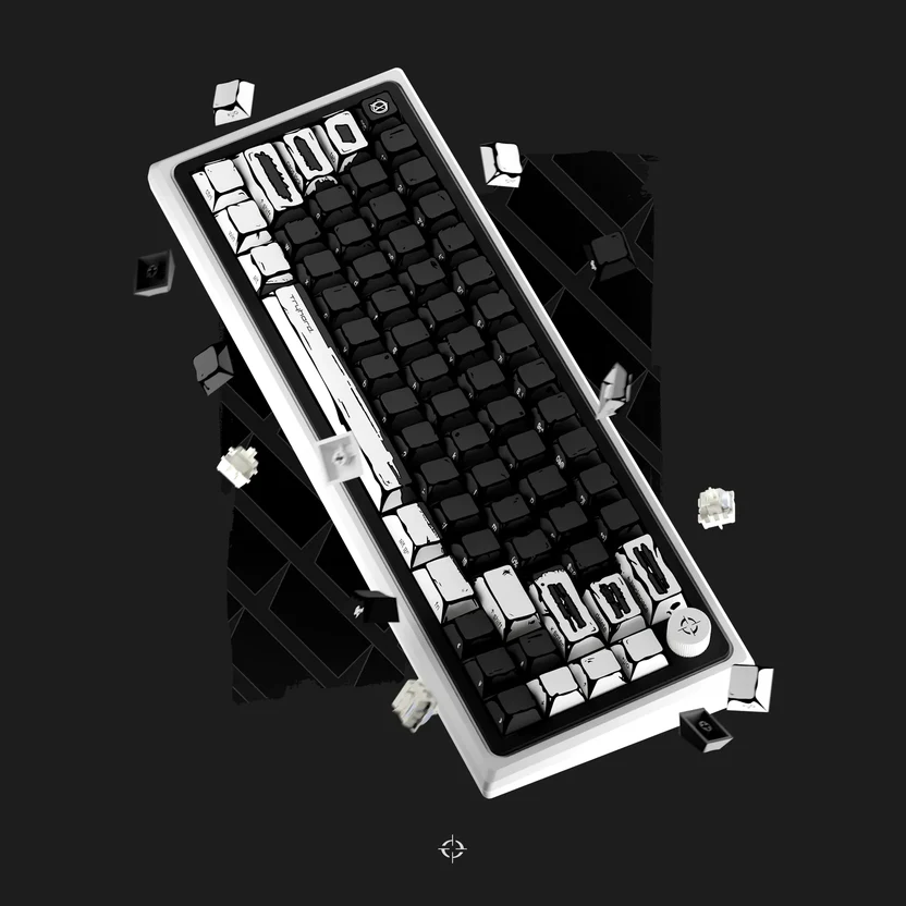 TRYHARD Clavier Magnétique 65% – Celshading Noir