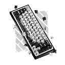 TRYHARD Clavier Magnétique 65% - Celshading Blanc