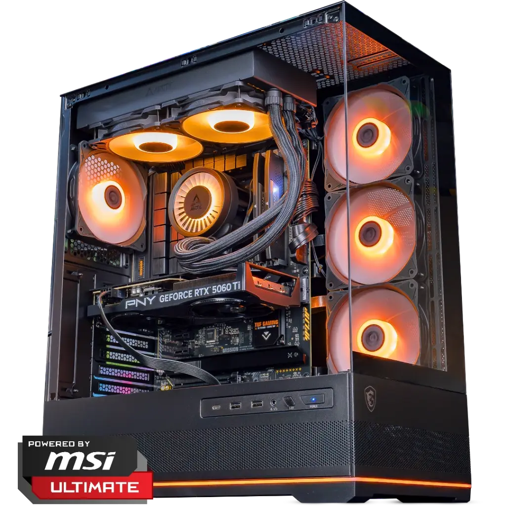 PC Rubis GeForce RTX™ 5060 Ti 16GB Powered by MSI
