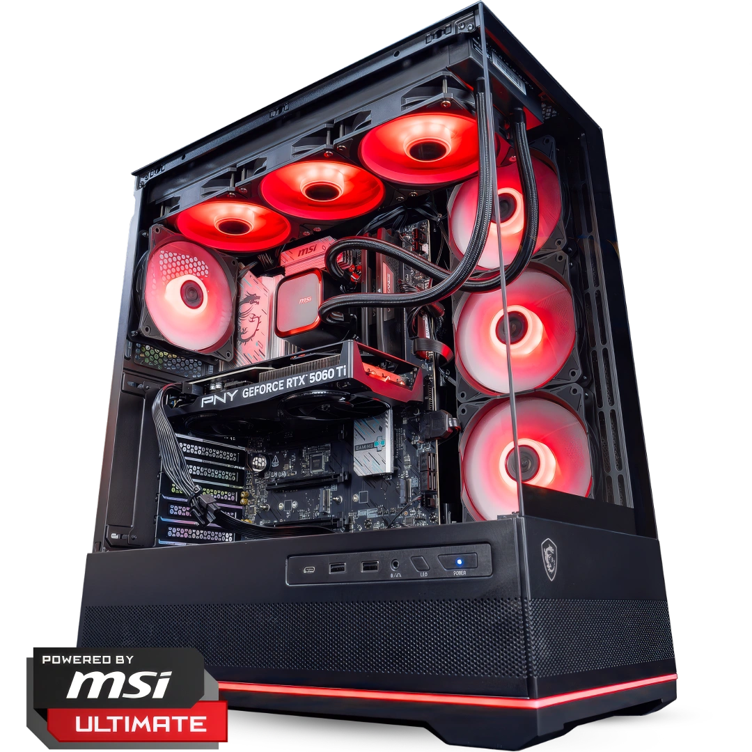 PC Rubis GeForce RTX™ 5060 Ti 16GB Powered by MSI (32GB DDR5, SSD 2To M.2)