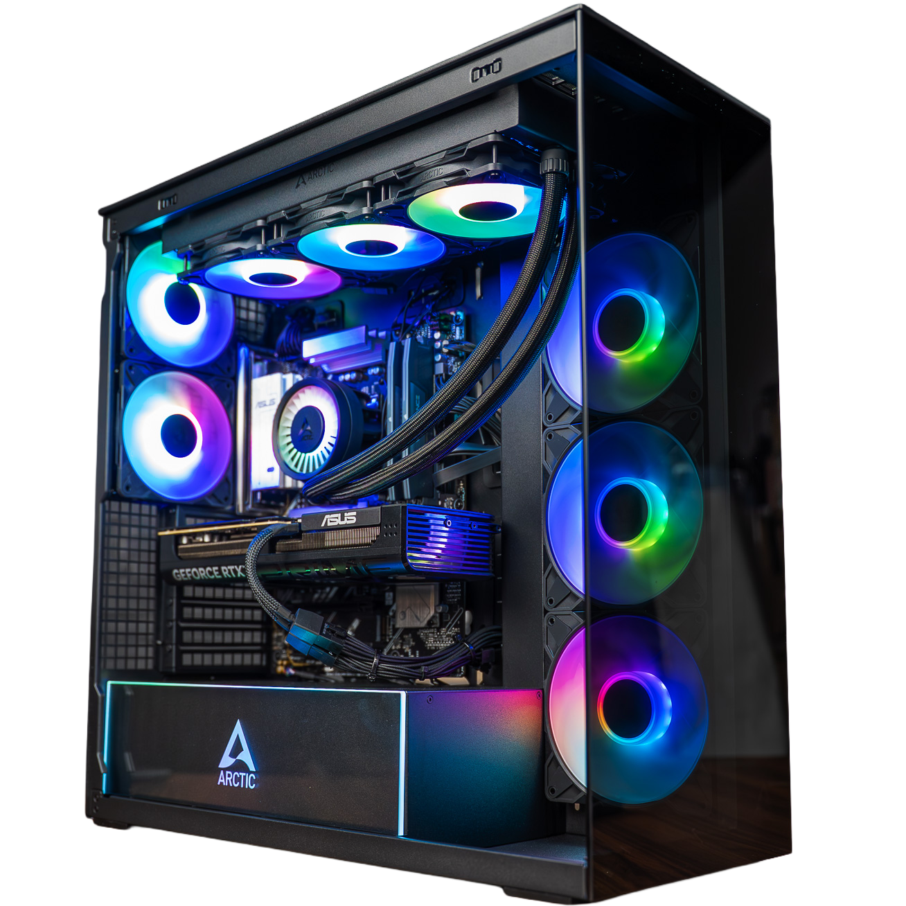 PC Cheetoh GEFORCE RTX™ 5070 (AMD Ryzen™ 7 7800X3D, SSD 2To M.2, Sans, 32GB DDR5)