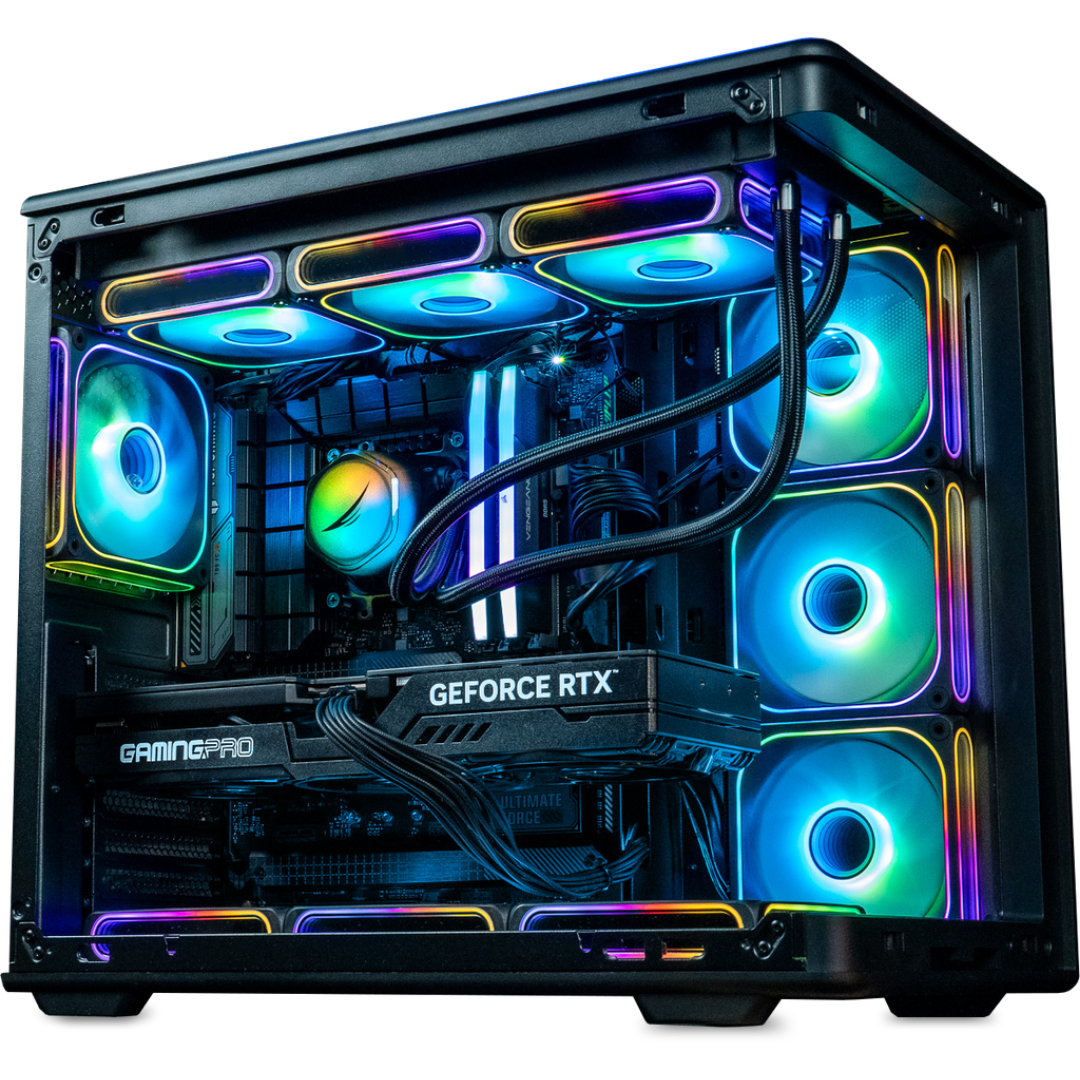 PC Rainbow V2 GEFORCE RTX™ 5070 Ti (AMD Ryzen™ 7 7800X3D, Aucun, SSD 2To M.2, 16GB DDR5)