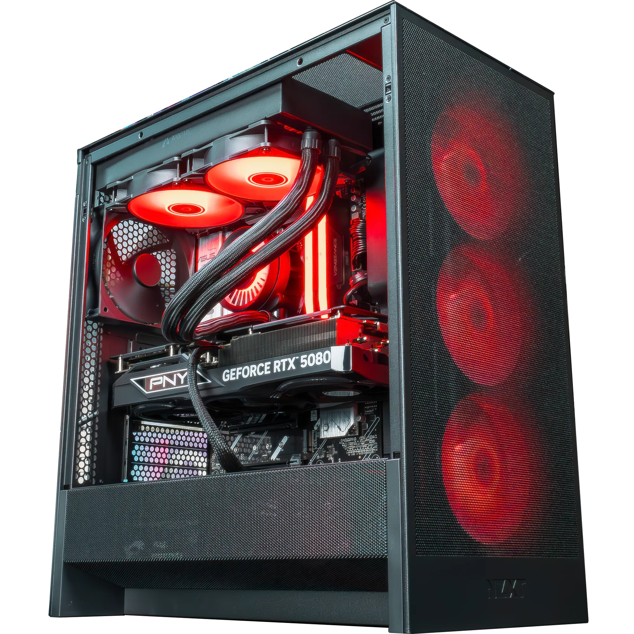 PC Solana GEFORCE RTX™ 5080 (NZXT H5 Flow RGB - Black, AMD Ryzen™ 5 9600X, SSD 2To M.2, 32GB DDR5)