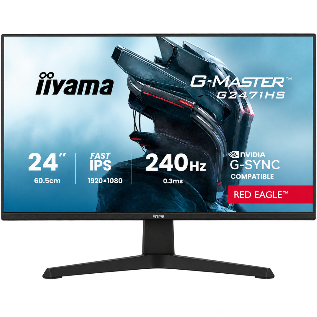 IIyama G-Master Red Eagle 24" / 240Hz / FHD / Fast IPS / Flat — PC monitor