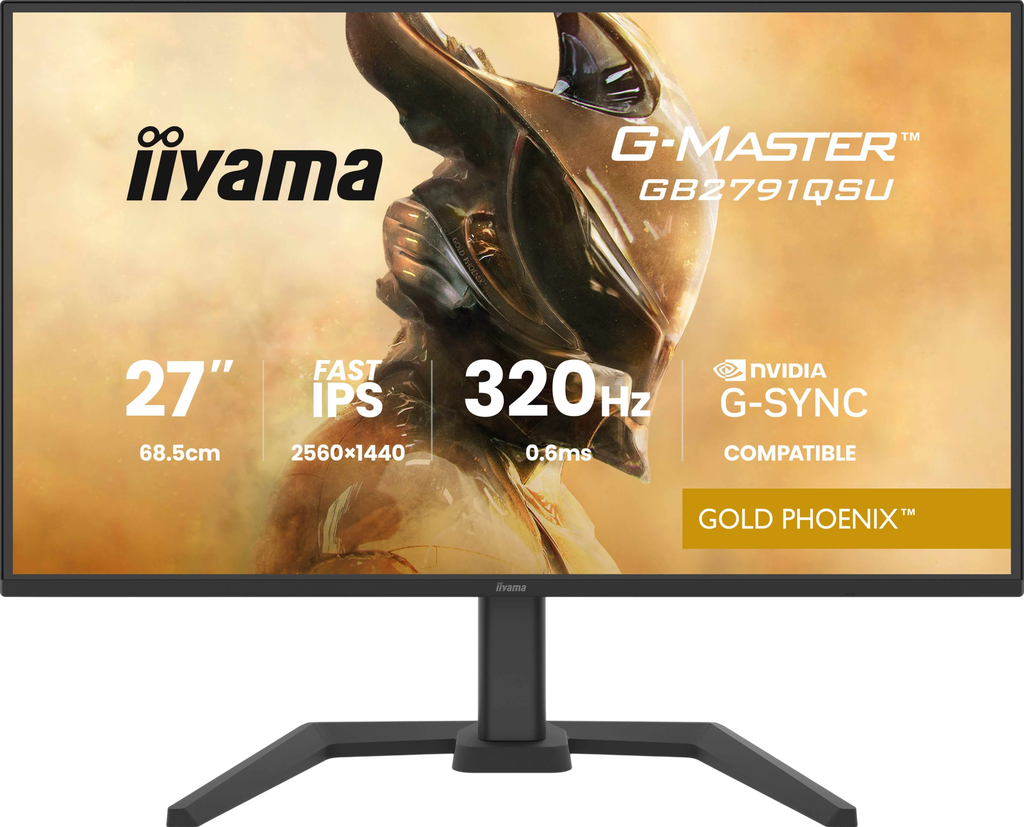 IIyama 27" / 320Hz / QHD / Fast IPS / Platte monitor - pc-monitor