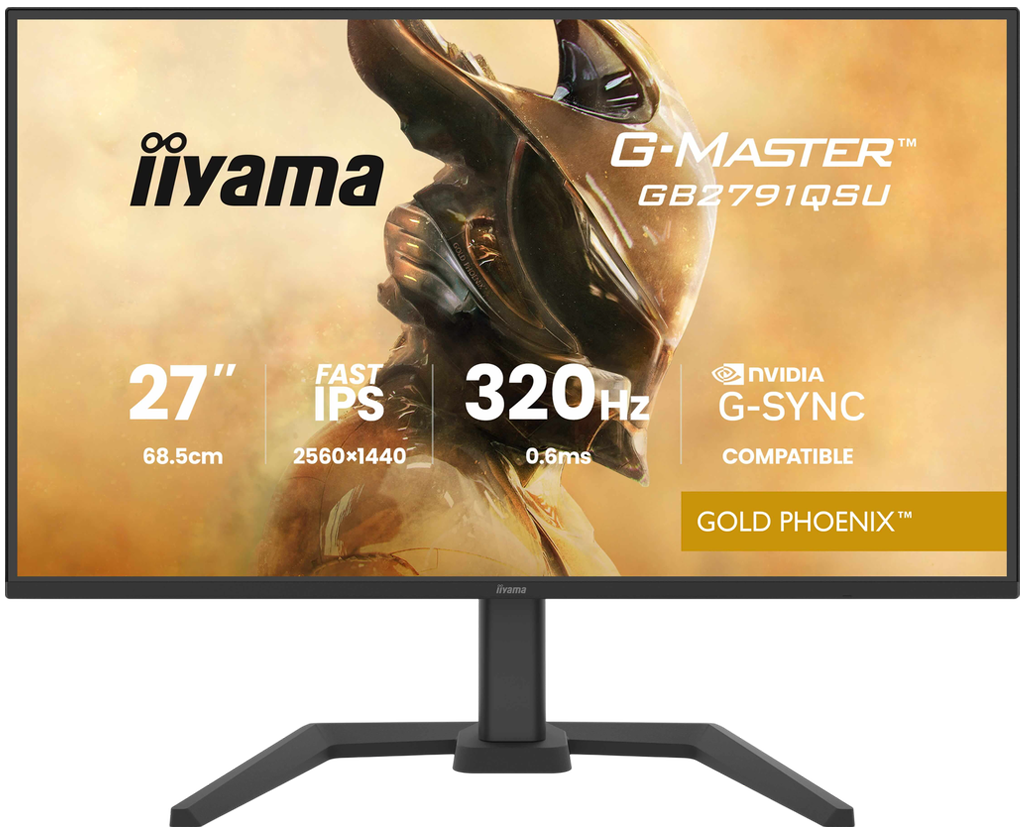 IIyama G-Master Gold Phoenix 27" / 320 Hz / QHD / Fast IPS / Plat - Pc-monitor