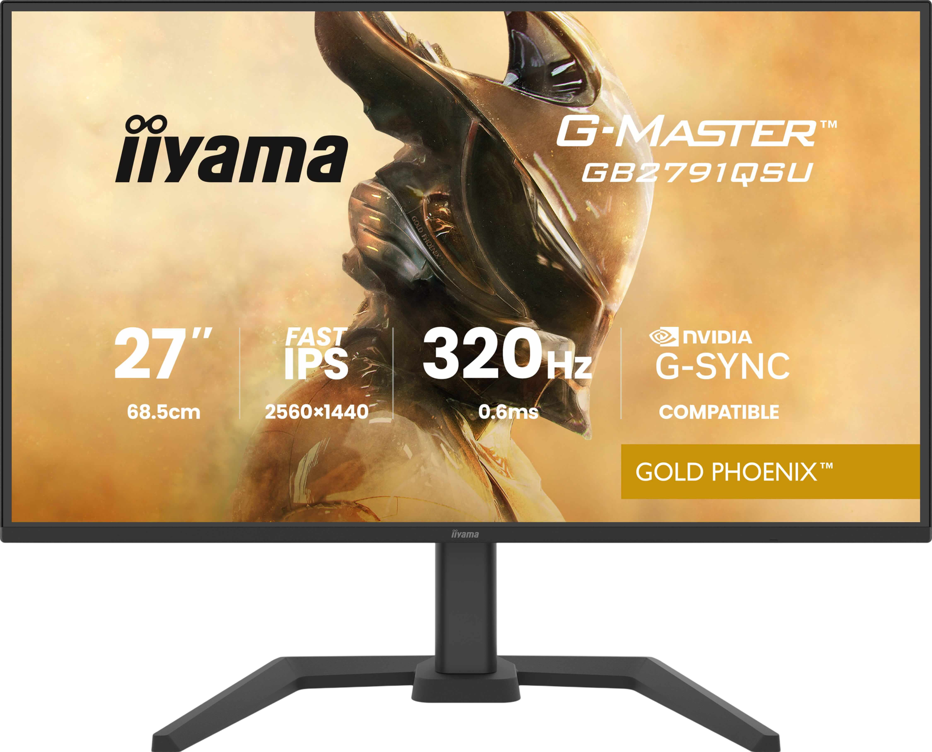 [GB2791QSU-B1] IIyama G-Master Gold Phoenix 27"" / 320Hz / QHD / Fast IPS / Plat - Écran PC