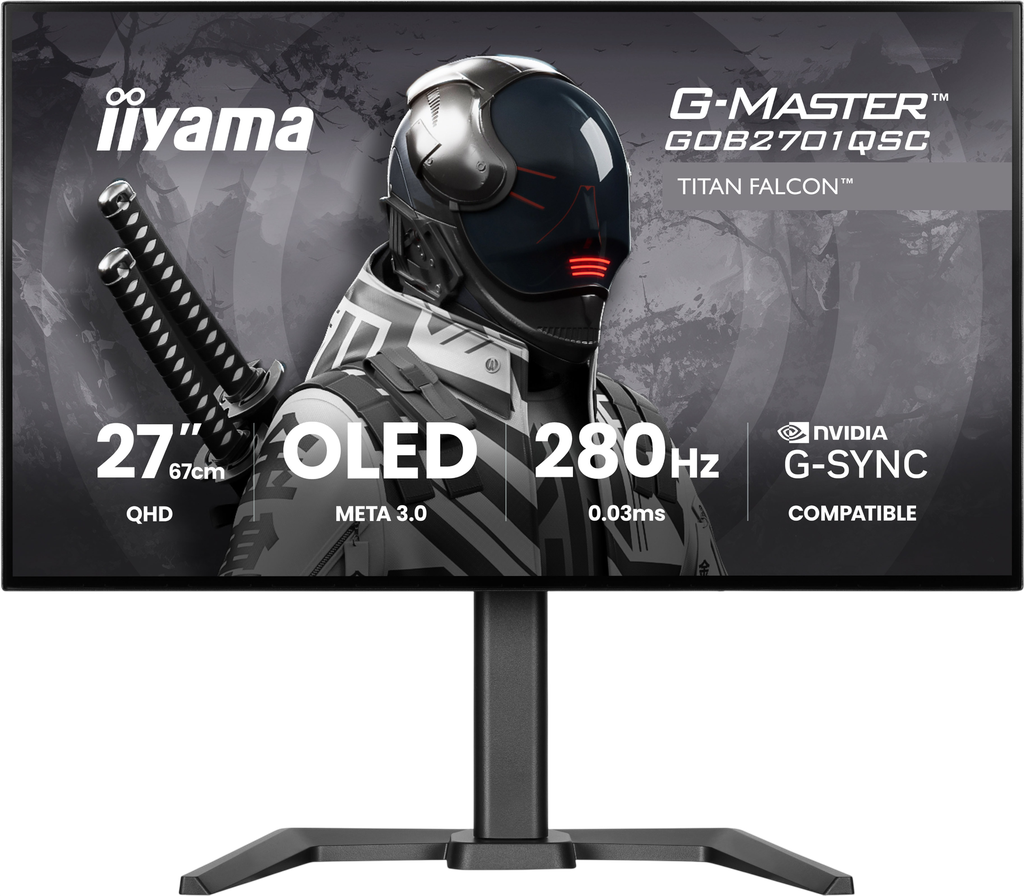 IIyama G-Master Titan Falcon 27" / 280Hz / QHD / WOLED / Plat - Écran PC