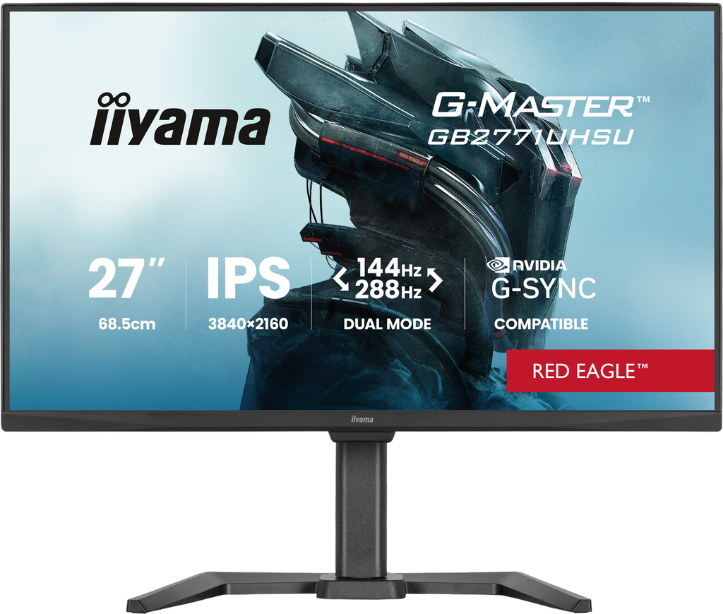 IIyama 27" / 144Hz / 4K UHD / Fast IPS / Flat - PC monitor