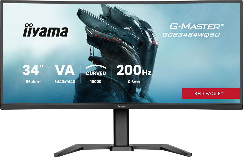 IIyama G-Master Red Eagle 34" / 200Hz / UWQHD / VA / Incurvé - Écran PC