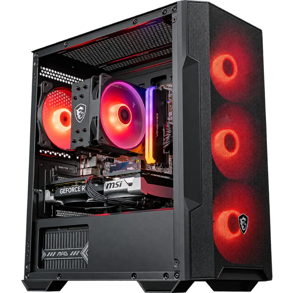 PC Savannah GEFORCE RTX™ 5060 Ti 8 GB Powered by MSI
