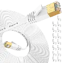 Ethernetkabel 10 m, Cat7 - Wit