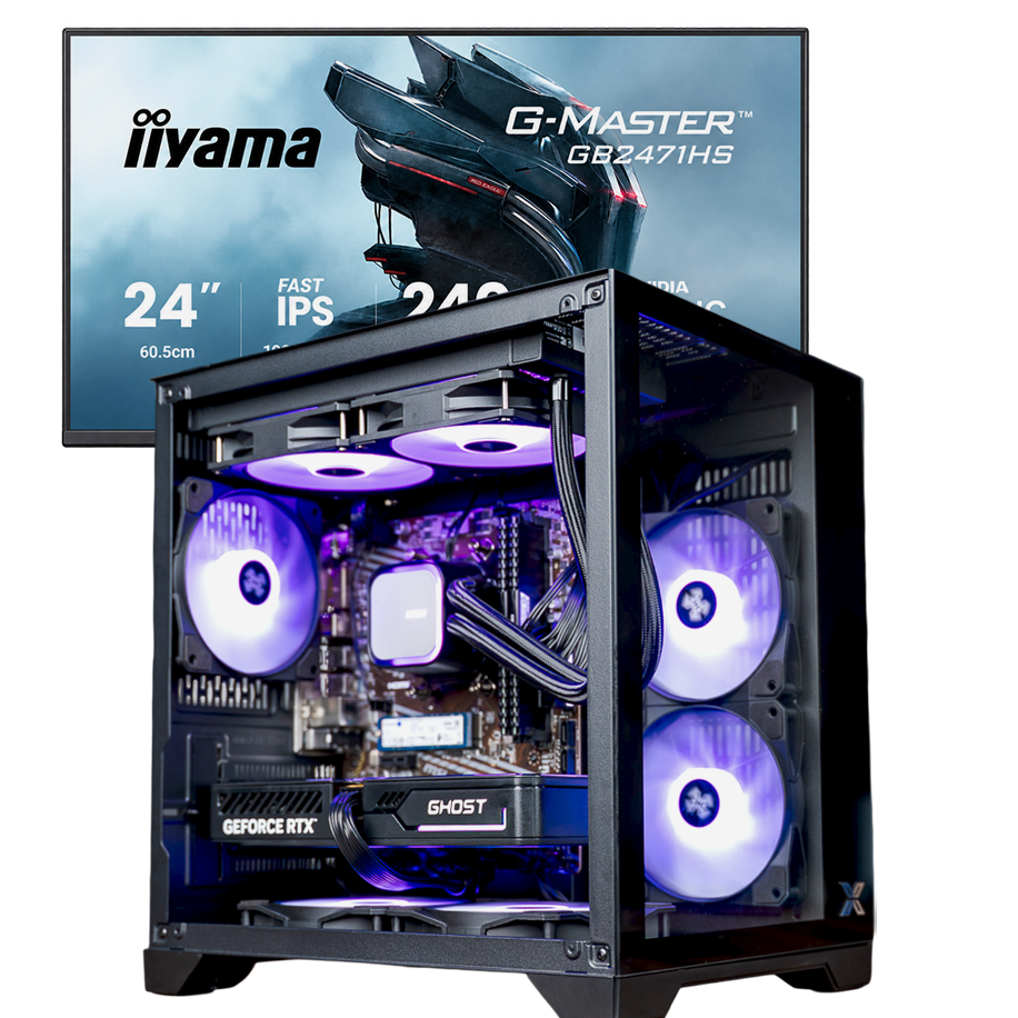 STARTER PACK: PC STRIKE + Écran IIYAMA G-Master RED Eagle 24" 240Hz FHD
