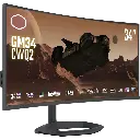COOLER MASTER 34" / 180Hz / WQHD / VA / Gebogen - Pc-scherm