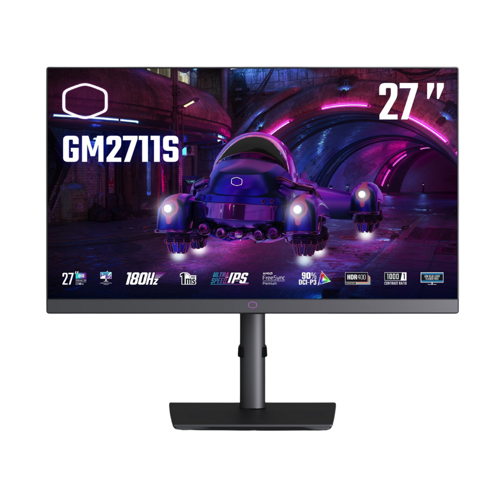 COOLER MASTER 27" / 180Hz / WQHD / IPS / Plat - Écran PC