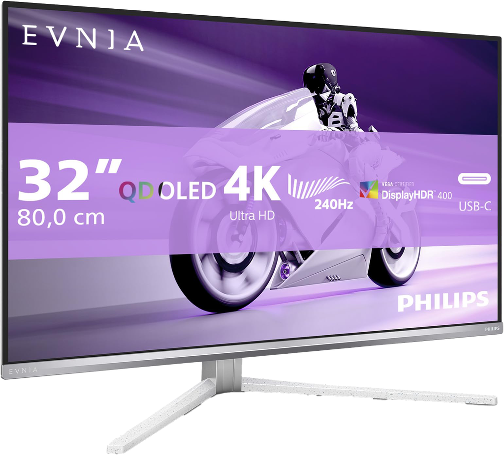 PHILIPS EVNIA 32" / 240Hz / UHD / QD-OLED / Flat