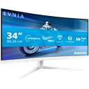 PHILIPS EVNIA 34" / 180Hz / UWQHD / Fast VA / Curved - PC Monitor