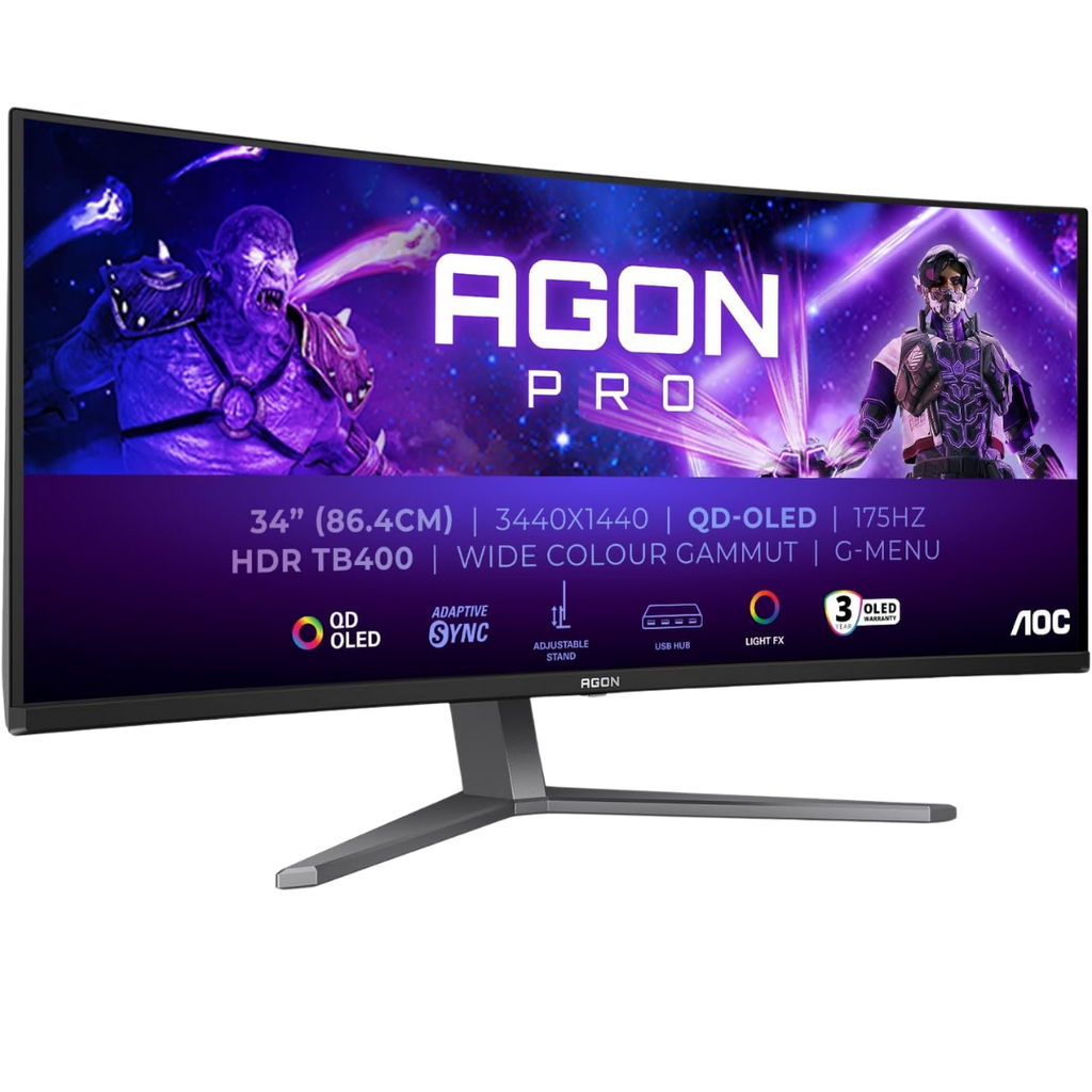 AGON PRO 34" / 175Hz / UWQHD / QD-OLED / Curved - PC Monitor