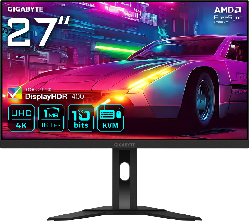 GIGABYTE 27" / 160Hz / UHD / SS IPS / Flat