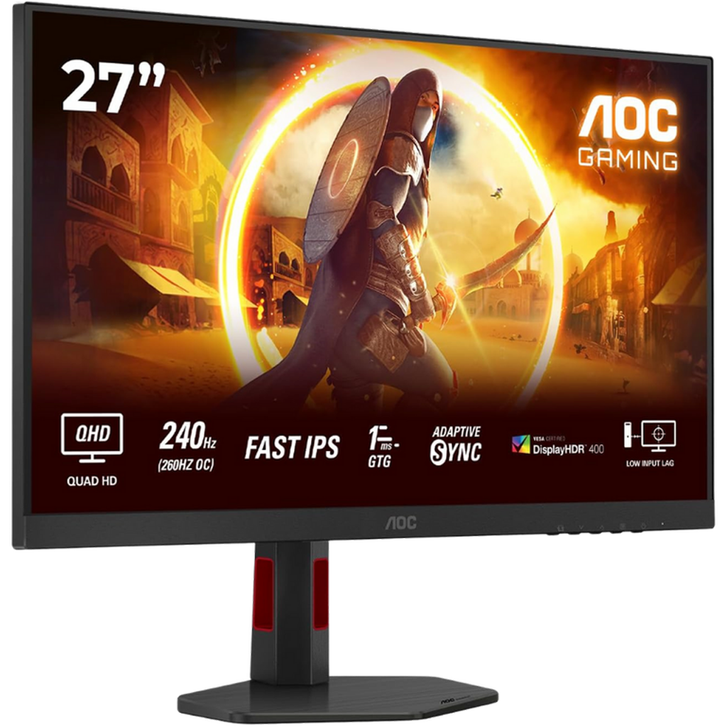 AOC 27" / 240Hz / QHD / Fast IPS / Plat - PC-monitor