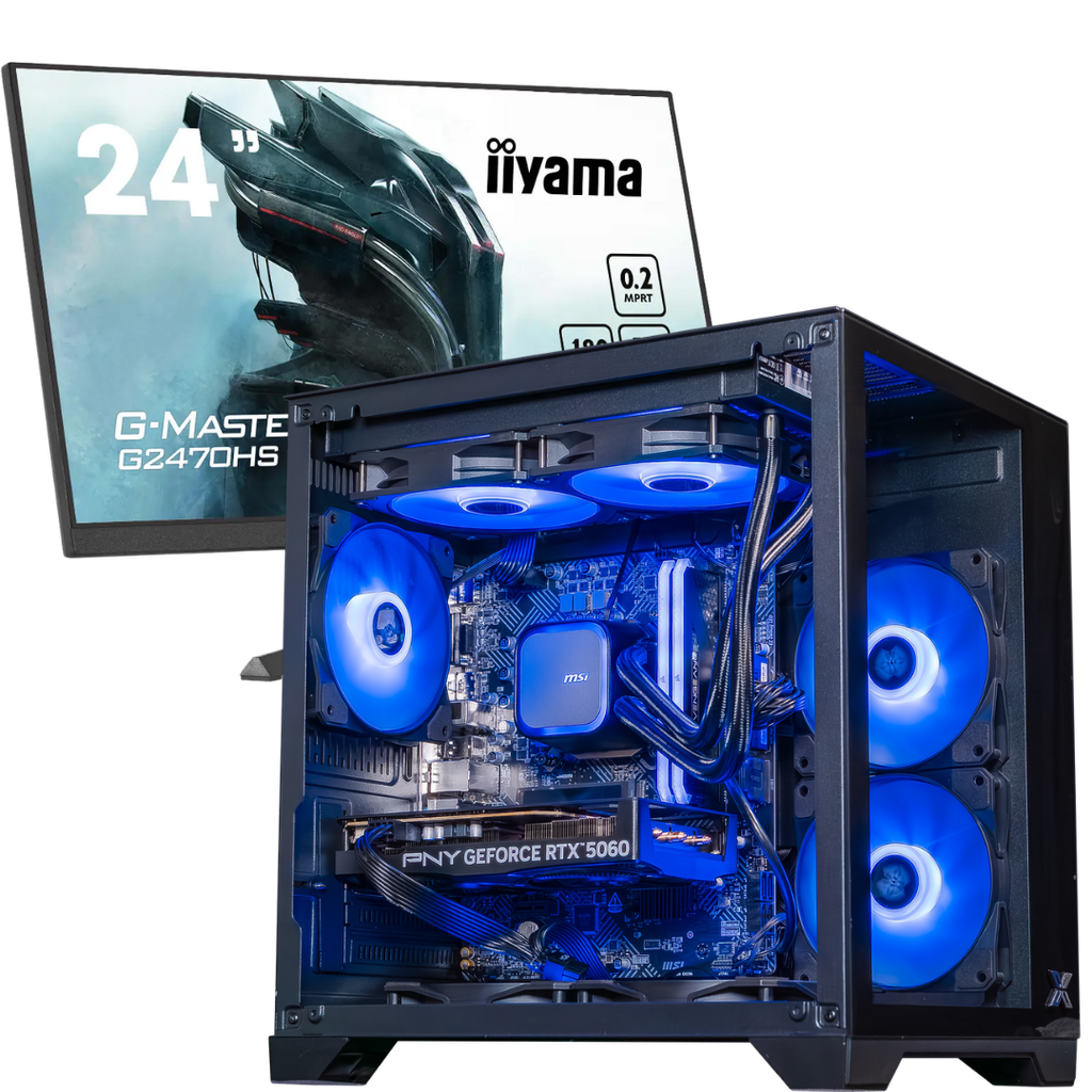 Starter Pack: PC BANGER RTX 5060 + IIyama 24" / 180Hz / FHD / IPS / Flat