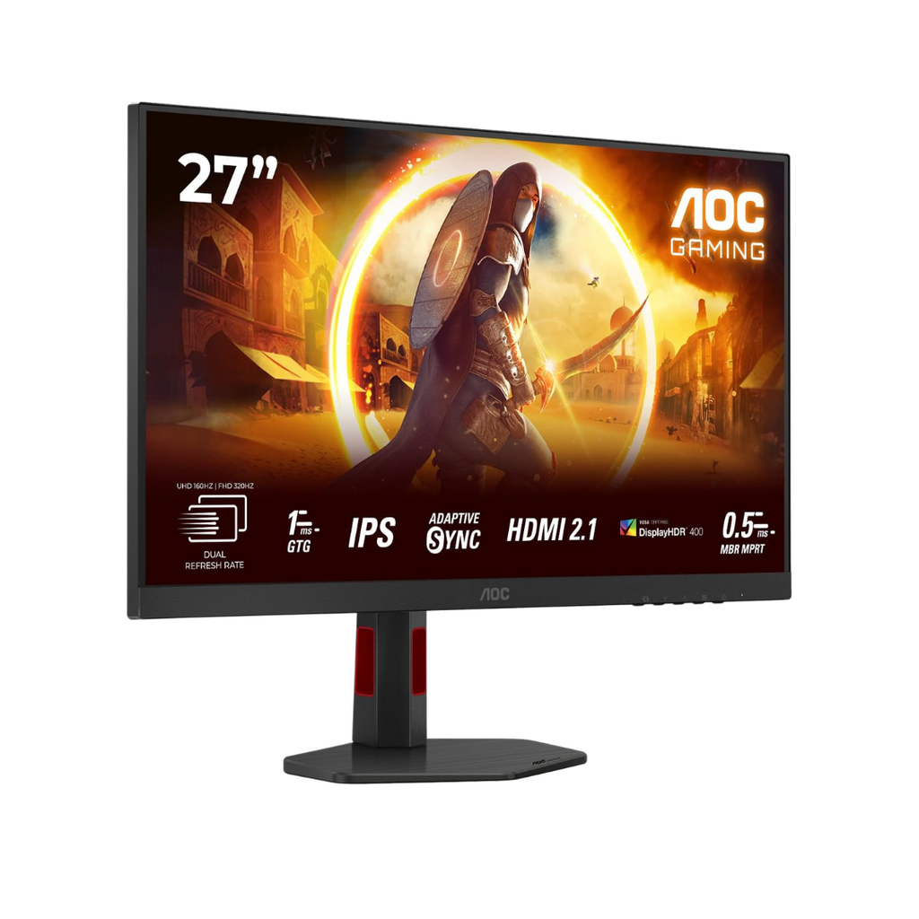 AOC 27" / 160Hz / UHD / Fast IPS / Plat (320Hz en FHD) - Pc-monitor
