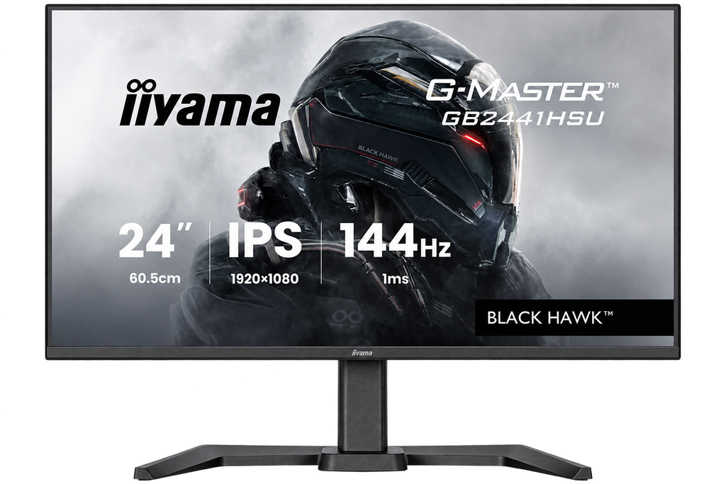 IIyama G-Master Black Hawk 24" / 144Hz / FHD / IPS / Plat - Écran PC