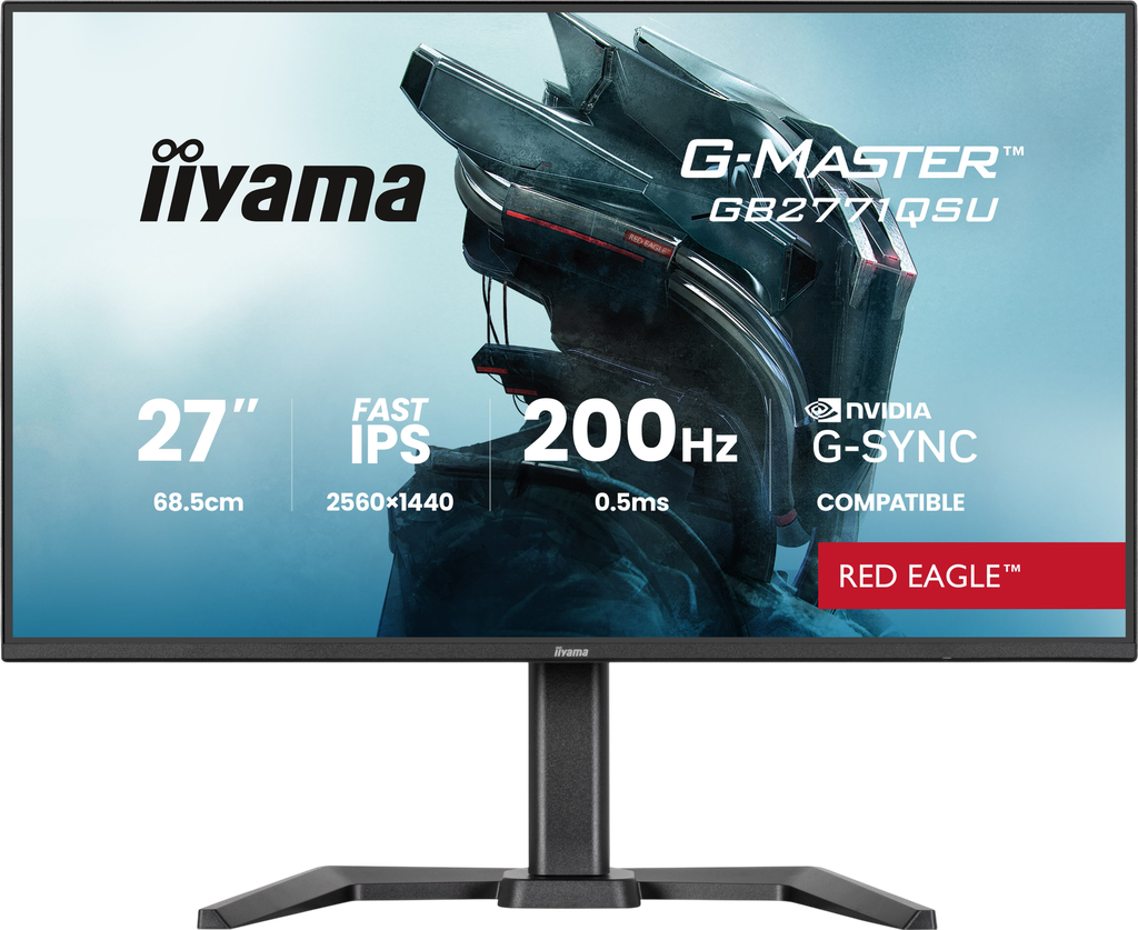 IIyama 27" / 200Hz / WQHD / Fast IPS / Flat - PC monitor