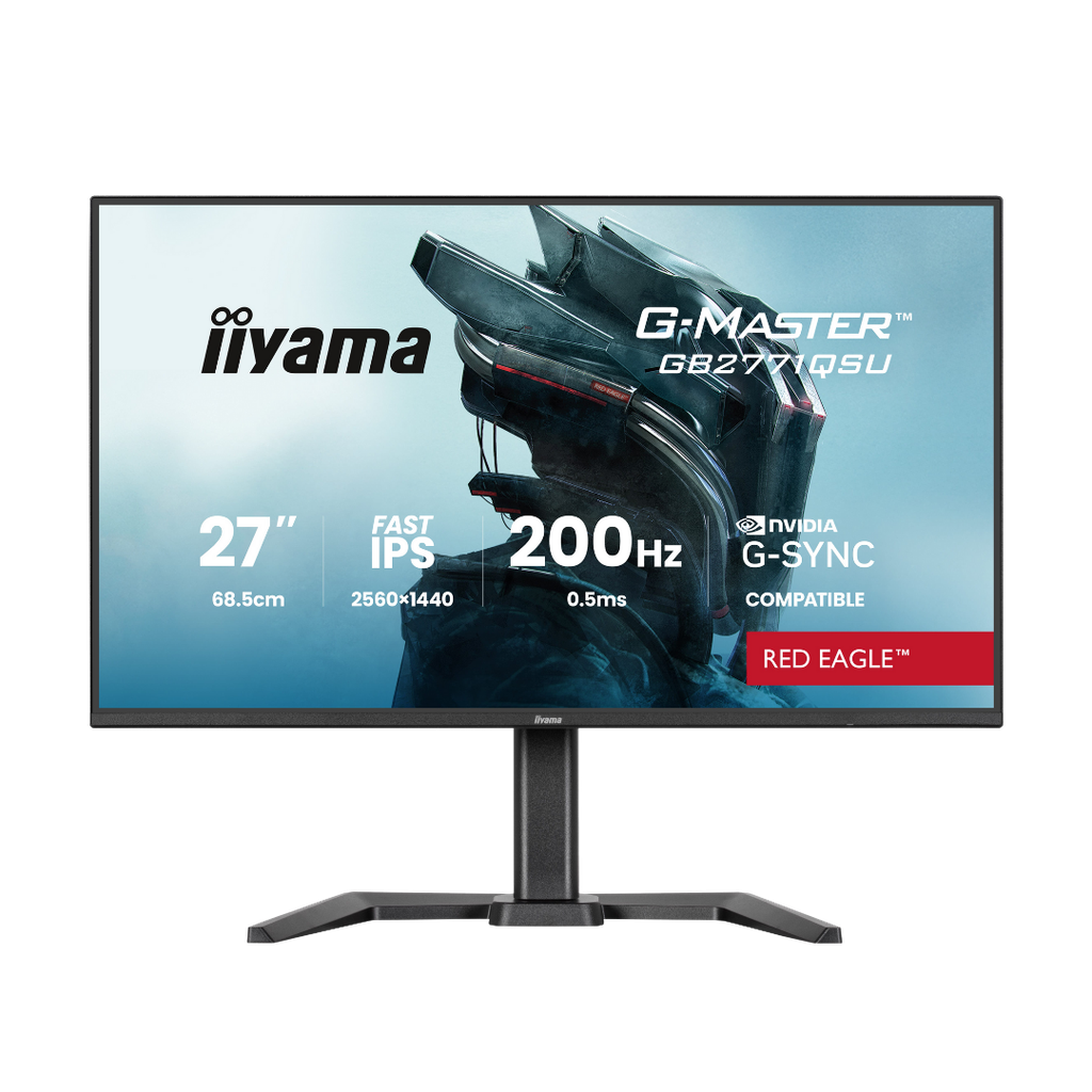 IIyama 27" / 200Hz / WQHD / Fast IPS / Plat - Écran PC