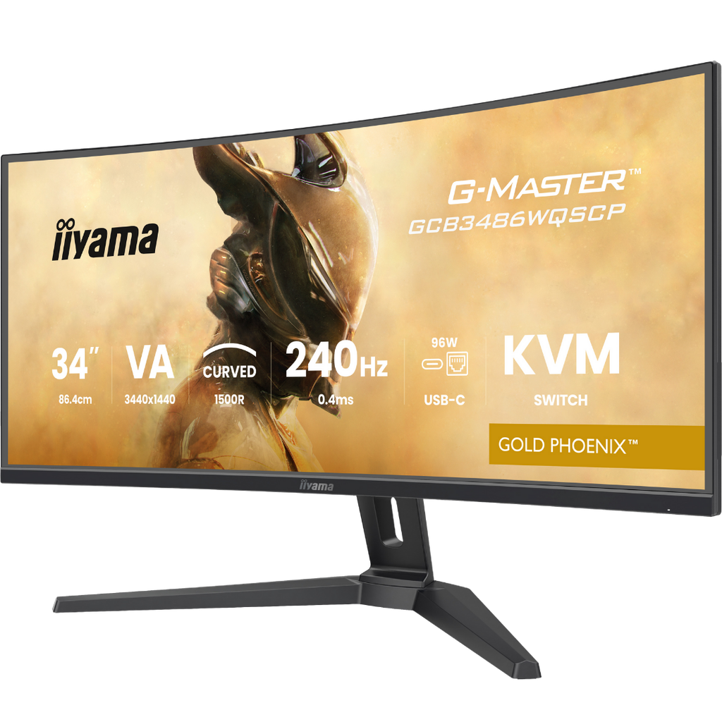 IIyama G-Master Gold Phoenix 34" / 240Hz / WQHD / VA / Gebogen - pc-scherm