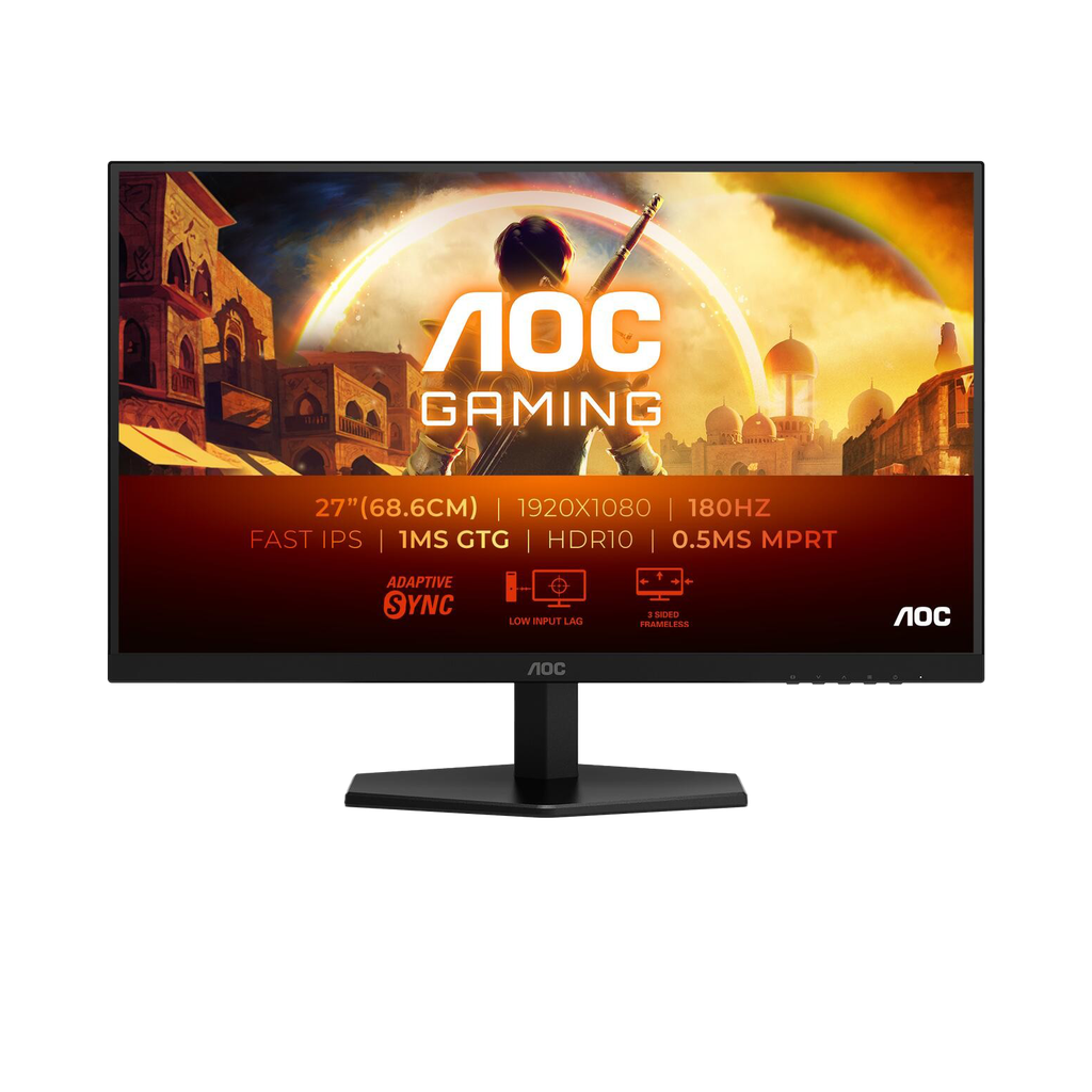 AOC 27" / 180Hz / FHD / Fast IPS / Plat - Écran PC