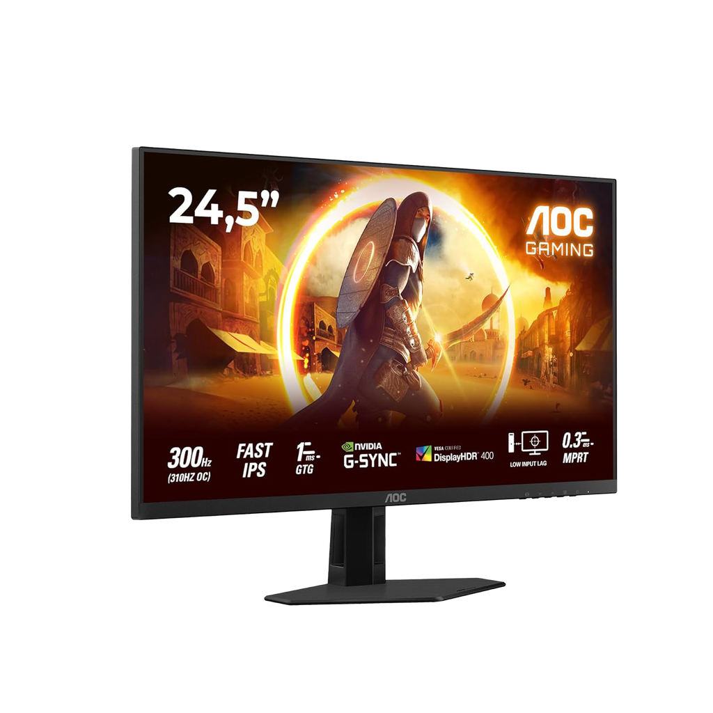 AOC 25" / 300Hz / FHD / Fast IPS / plat - Écran PC