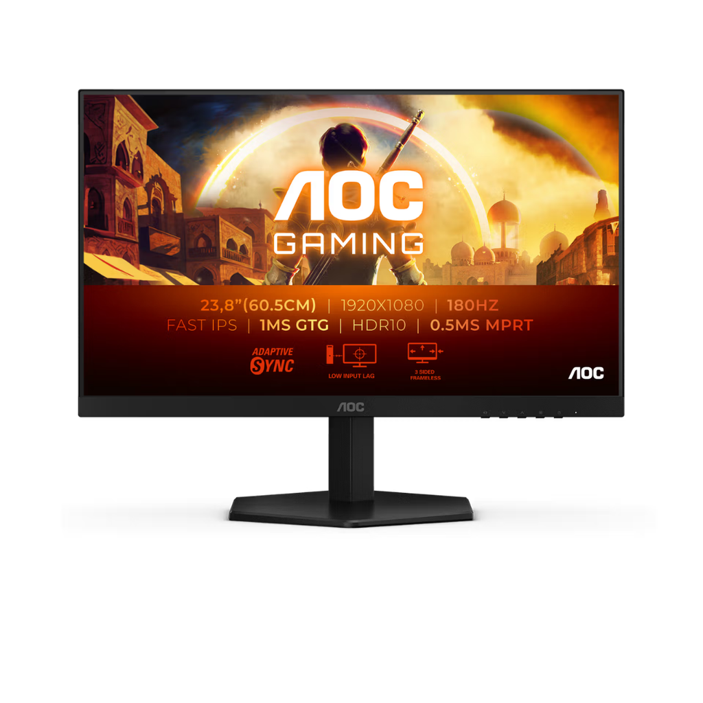 AOC G4 24" 180Hz FHD Fast IPS – Écran Gaming 1ms