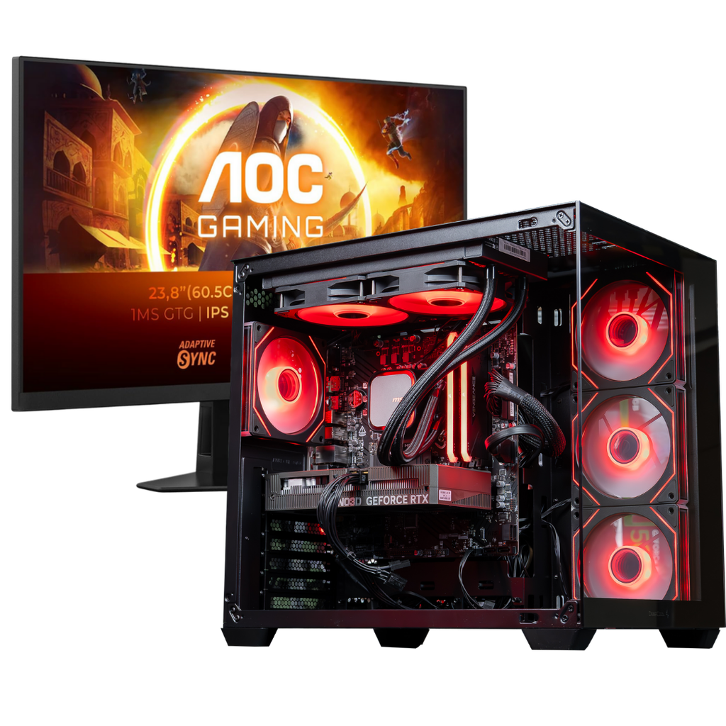 Starter Pack : PC Banger + AOC 24" / 180Hz / FHD / Fast IPS 
