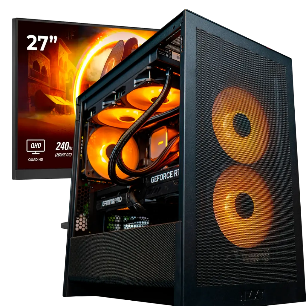 STARTER PACK FLOWUP: PC Dynamo + écran AOC 27" 240Hz QHD