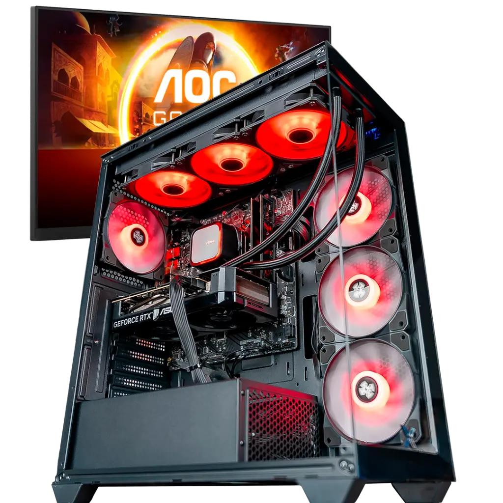 STARTER PACK FLOWUP – PC ANTI-CRISIS + AOC 24" / 180Hz / FHD / IPS / Flat - PC Screen